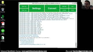 Converting PDF Bank Statements into CSV or QuickBooks Bank Feeds for Desktop or Online [upl. by Gunzburg753]