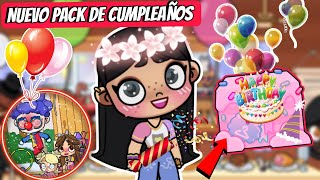 DESBLOQUEAMOS NUEVO PAQUETE DE CUMPLEAÑOS GRATIS EN AVATAR WORLD karola20 [upl. by Geoffry]