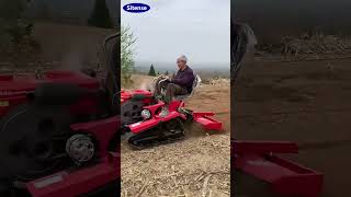 Mini Crawler Rotary Cultivator with Simple Operation [upl. by Belvia]