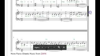 Trampoline  Shaed X Zayn  Partituraoke  Sheet Music [upl. by Dayir]