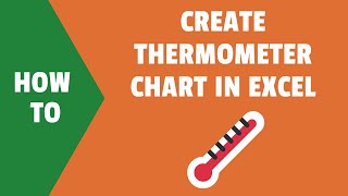 Creating a Thermometer Chart in Excel EASY STEP BY STEP [upl. by Evadnee]