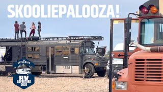 Tour 3 awesome converted vehicles at Skooliepalooza 2024 [upl. by Ulphi]