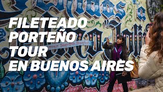 TOUR DE FILETEADO PORTEÑO en el barrio más antiguo de Buenos Aires [upl. by Aevin69]