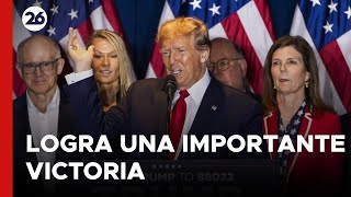 EEUU  Donald Trump arrasa en las primarias republicanas [upl. by Akirej]