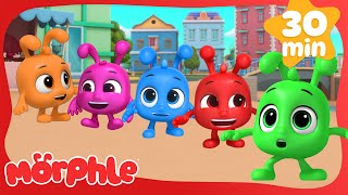 Colour Baby Morphle Racers 🎨🏎️  Cartoons for Kids  Mila and Morphle [upl. by Alathia]