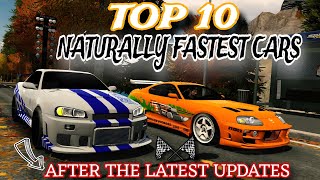 TOP 10 FASTEST STOCK CARS IN CAR PARKING MULTIPLAYER LATEST VERSION 2024 [upl. by Ecyor]