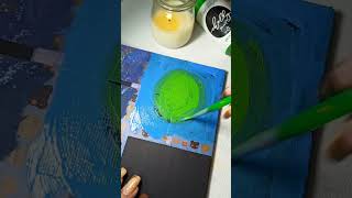 beginners acrylic painting tutorial acrylicart acrylicpainting hndmd craftangles canvas [upl. by Cesare]