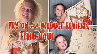 Temu Haul  Disney Craft Items Ice Maker Product Reviews Clothing Try On More Not Sponsored [upl. by Trometer]