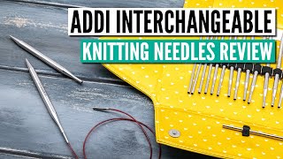 Addi interchangeable knitting needles review [upl. by Christoper]