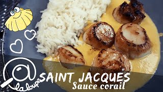 NOIX DE SAINT JACQUES SAUCE CORAIL 143 [upl. by Aynekat]