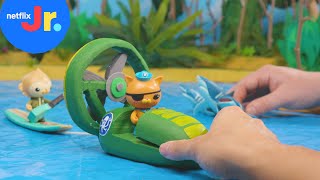 Octonauts Toy Play Alligators vs Sharks  Octonauts Above amp Beyond  Netflix Jr [upl. by Ennael335]