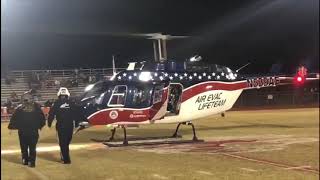 Air Evac Brings Game Ball To McGehee AR SD HS Football Game Friday November 15th [upl. by Enyaz]