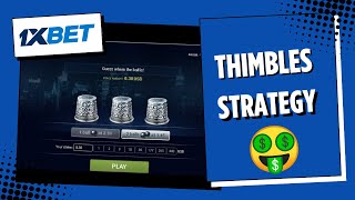 Thimble 1xbet thimbles trick to win 1xbet thimble game1xbe THIMBLE 1XBET STRATEGY [upl. by Jareb]