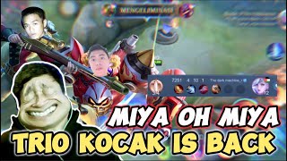 TRIO KOCAK IS BACK 🔥MIYA OH MIYA  FANNY GAMEPLAY ‼️ mobilelegends mlbb mlbbcreatorcamp [upl. by Cumings156]