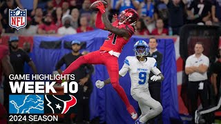 Detroit Lions vs Houston Texans Game Highlights  NFL 2024 Season Week 10 [upl. by Cirderf16]