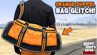 How To Get The Orange Duffel Bag Glitch In Gta 5 Online No BEFF or Transfer [upl. by Malcom]