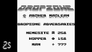 Dropzone Game Boy playthrough [upl. by Mehala]