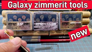 Galaxy Zimmerit tool set 3 different patterns 5 different scales scales in video scalemodels [upl. by Ayidan455]