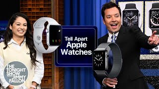 Tell Apart the Apple Watches  The Tonight Show Starring Jimmy Fallon [upl. by Htelimay]