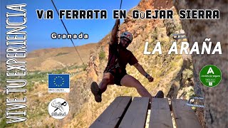 Vía Ferrata La Araña Güejar Sierra Granada con  Filoclimb [upl. by Battista671]