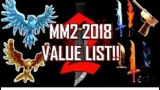 MM2 VALUES LIST 2018 [upl. by Harewood]