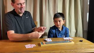 How to play Cribbage for Kids Most viewed video of the channel [upl. by Akinnej170]