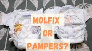 Which Diaper is the Best Molfix Vs Pampers Honest Review [upl. by Ixela]