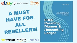 RESELLERS Get Ready for 2025 with My Reselling Planner amp Ledger [upl. by Kanor738]