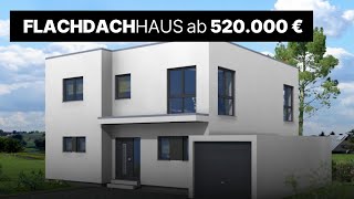 Flachdachhaus mit ca 173 Quadratmetern Wohnfläche und engem Baufenster  GrundrissShow Ep 81 [upl. by Whitebook295]