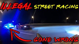 The CRAZIEST Illegal STREET RACES Of 2022  CRASHES amp COPS amp Fires [upl. by Ordnagela]