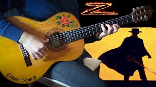 『The New Mask of Zorro』Main Theme meet one more time LucasGitanoFamily【flamenco guitar cover 2022】 [upl. by Lottie35]