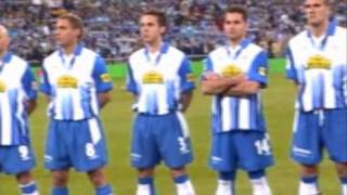 Espanyol Zaragoza Final de Copa de 2006 Himno Nacional [upl. by Emlin832]