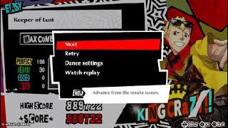 Persona 5 Dancing in Starlight Keeper Of Lust Easy King Crazy [upl. by Budworth637]