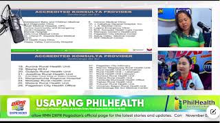 USAPANG PHILHEALTH NOVEMBER 6 2024 [upl. by Terrell331]