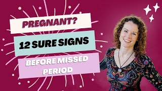 12 pregnancy symptoms before a missed period [upl. by Ardnu]