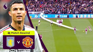 Highlights Cristiano Ronaldo’s Last Premier League Match  Aston Villa vs Manchester United [upl. by Marras]