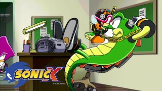 SONIC X  EP39 Defective Detectives  English Dub  Full Episode [upl. by Ellerahs764]