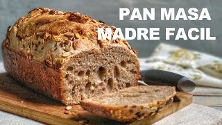 Receta pan integral masa madre  DAILY DISH [upl. by Ailimaj]