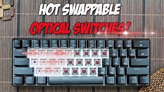 Geek GK61 Optical Mechanical Keyboard Review  Optical Gateron Red [upl. by Constantia]