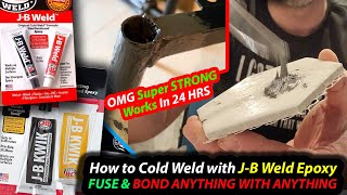 It Works How to use JB Weld Original  Cold Welding Epoxy  Fuse amp Fix Metal and Anything else [upl. by Cilka]