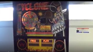 CYCLONE PINBALL MACHINE BY WILLIAMS 1988 [upl. by Stefanac93]