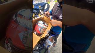 All New Axor Venom edition helmet Delivery by Flipkart motovlog setup shortsfeed heroxtreme125r [upl. by Arvid]