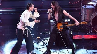 Maneskin e Manuel Agnelli  Amandoti  Sanremo 2021 [upl. by Buehrer]