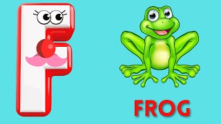 F Song Alphabet Words For Kids  Kiddo Journey kids [upl. by Adlog]