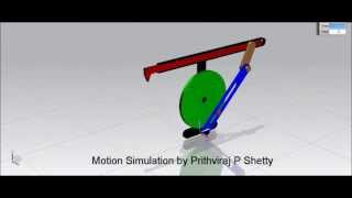 How Crank and Slotted lever Quick Return Motion mechanism works [upl. by Ayekahs85]