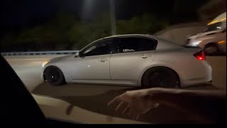 G37 sedan vs g37 sedan 40 roll mods in description [upl. by Latrina]