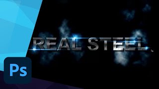 How to Create a Steel SciFi Text in Photoshop  TUTORIAL [upl. by Britni489]