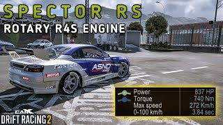 SPECTOR RS Nissan Silvia S15 4ROTOR ENGINE TUNING  CarX Drift Racing 2 [upl. by Aelrac]