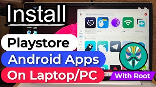 How To Download Playstore In Laptop  How To Install Playstore App In Laptop Windows Subsystem Root [upl. by Ddej559]