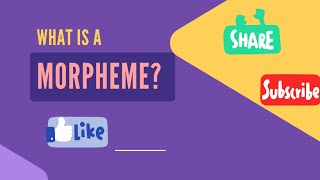 What is morphemeWhat are types of morphemeLearn English with nida [upl. by Eimac]